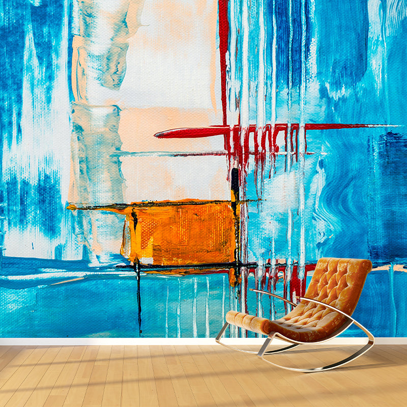 Oil Painting Art Abstract Pattern Mildew Resistant Wall Wallpaper Living Room Wall Mural