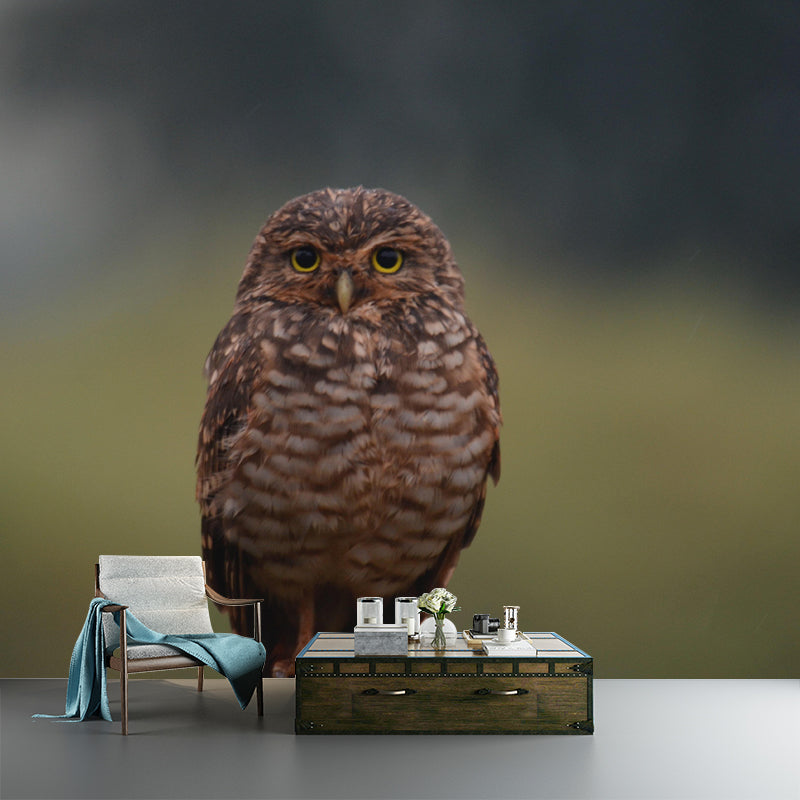 Deer Print Mildew Resistant Wall Mural Wild Animal Wallpaper Interior Wall Mural