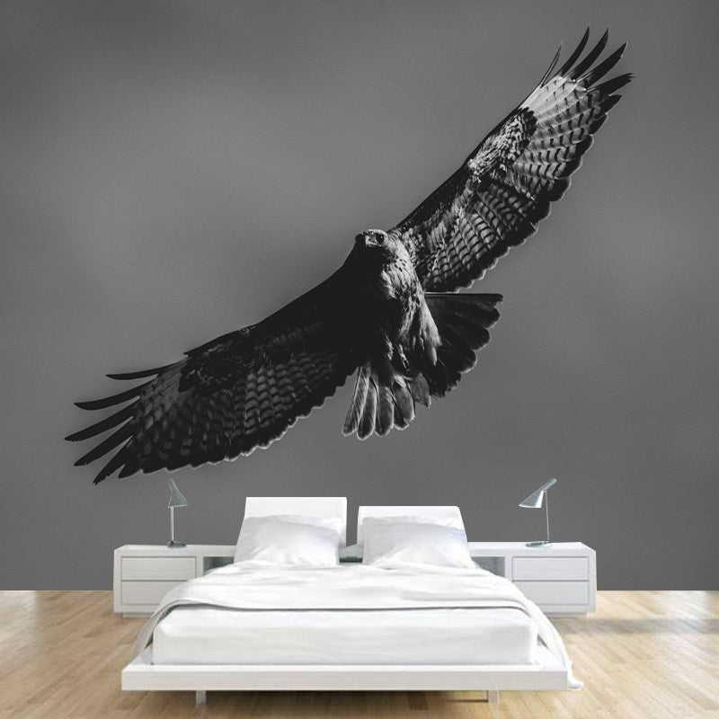 Parrot Print Mildew Resistant Wall Mural Wild Animal Wallpaper Sleeping Room Wall Mural