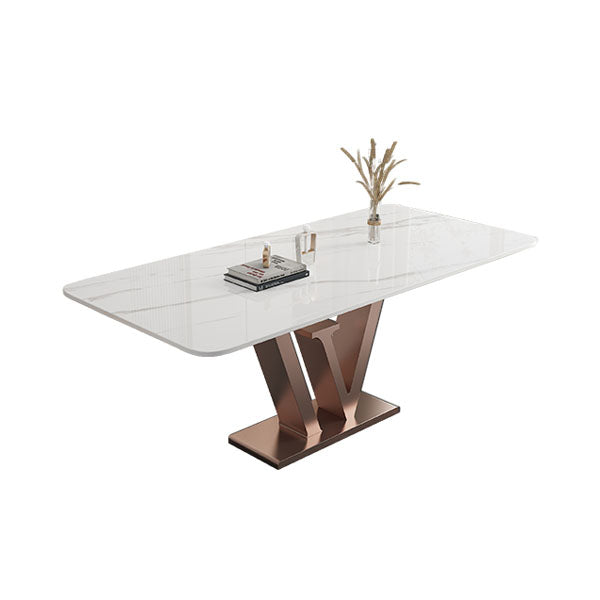 Stone Nordic 1/2/5/6 Pieces Dining Set with Leather Chairs Dining Furniture