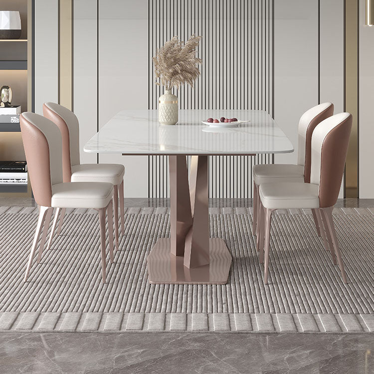 1/4/5/7 Pieces Luxury Dinette Set with Sintered Stone Table and Chairs Dining Furniture