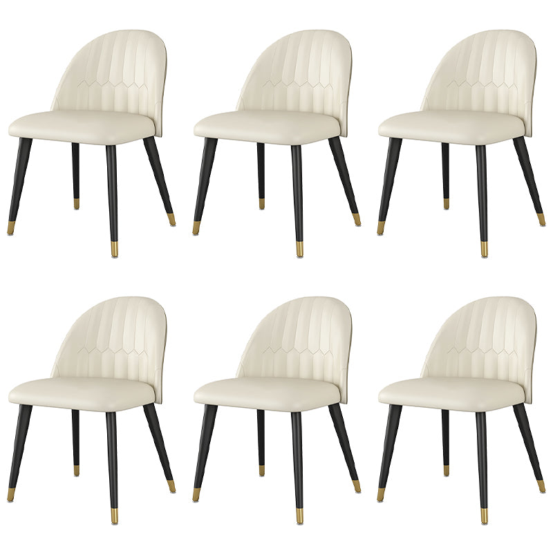 Modern 1/5/6/7 Pieces Dining Set Sintered Stone Dining Table Set with Leather Chairs