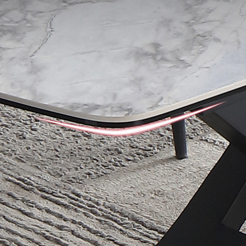 Modern 1/4/5/7 Pieces Dining Set Rectangle Sintered Stone Dining Table Set