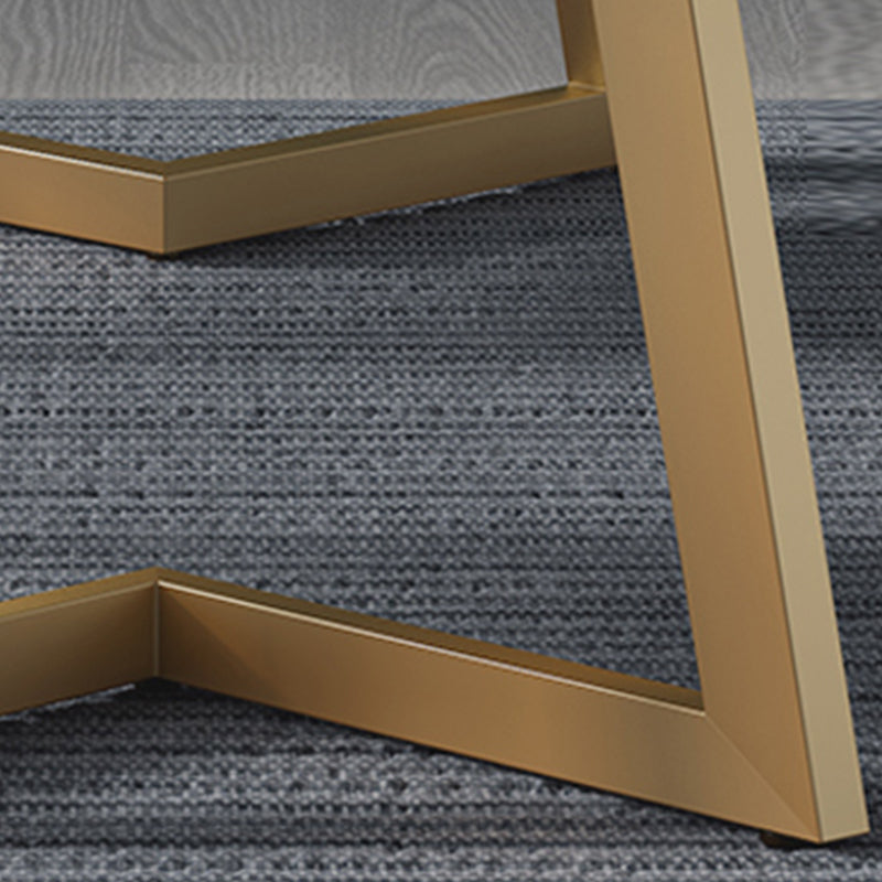 1/4/5/7 Pcs Metal Glam Dining Room Set with Round Table and Chairs Dining Set