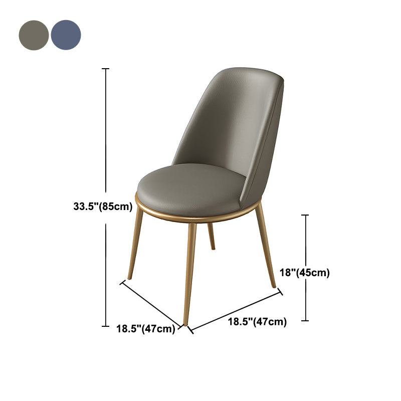 1/4/5/7 Pcs Metal Glam Dining Room Set with Round Table and Chairs Dining Set