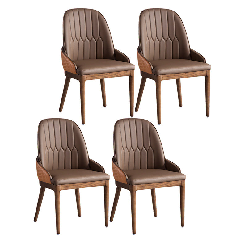 1/4/5/6/7 Pcs Ash Wood Dining Room Set with Round Table Modern Dining Set