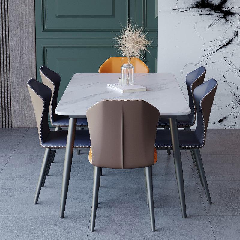 Modern 1/2/5/7 Pieces Dining Set Rectangle Dining Room Table Set