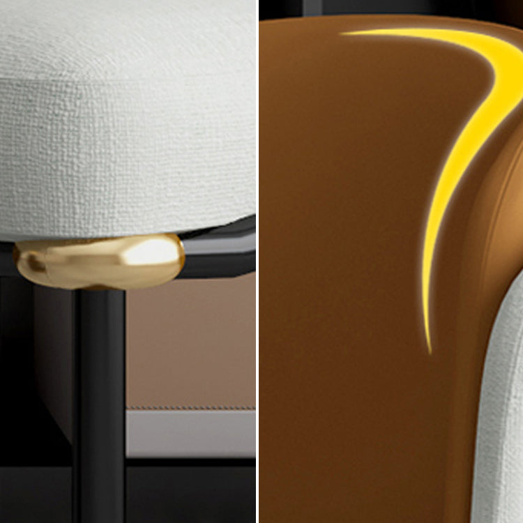 Glam 1/2/5 Pieces Round Dining Set Sintered Stone Dining Table Set for Restaurant