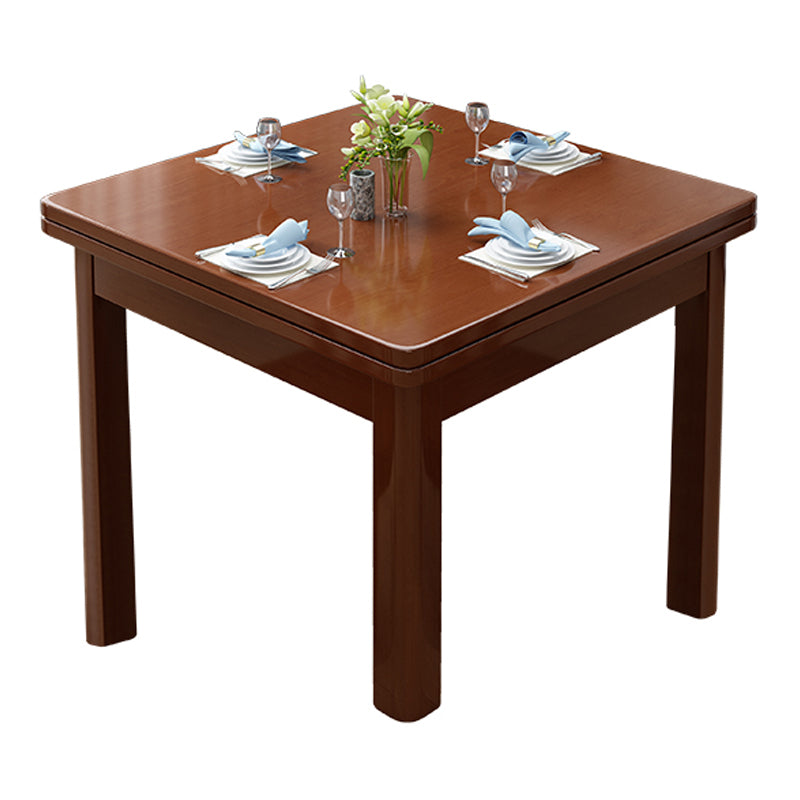 Industrial Quadratbrauner Esstisch Massivholz Standard Esstisch für Küche