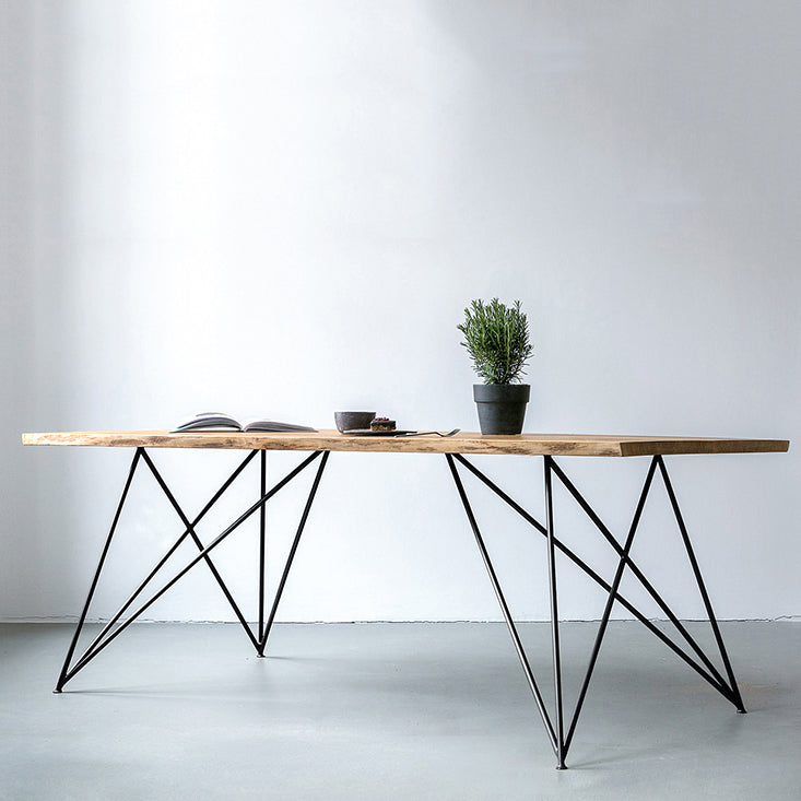 Traditional Luxury Rectangle Furniture Pine Solid Wood Dining Side Table