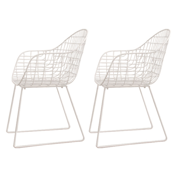 El cuero moderno de la PU que cena el metal de las sillas cena los sillones para el uso del restaurante