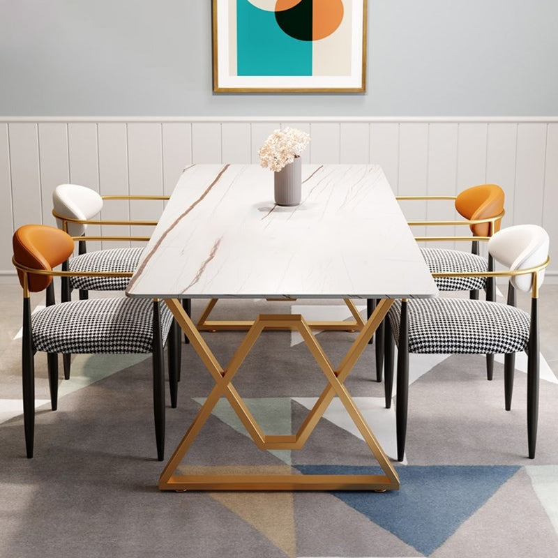 Silla de comedor tapizada contemporánea con respaldo abierto y acabado mate
