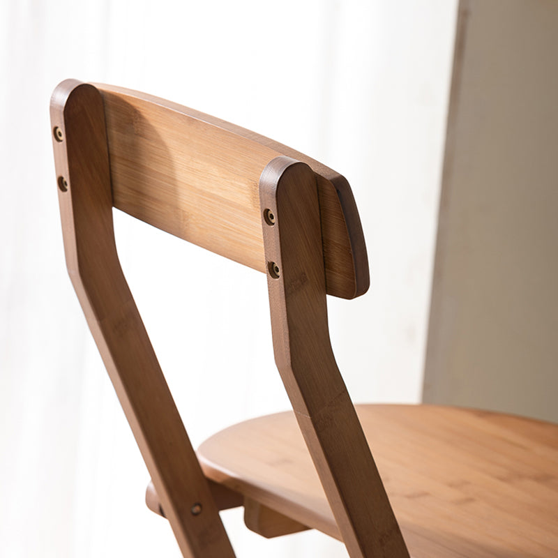 Minimalismus-Barhocker mit Holzrückenlehne für den Innenbereich, zusammenklappbare Thekenhocker, 1 Stück