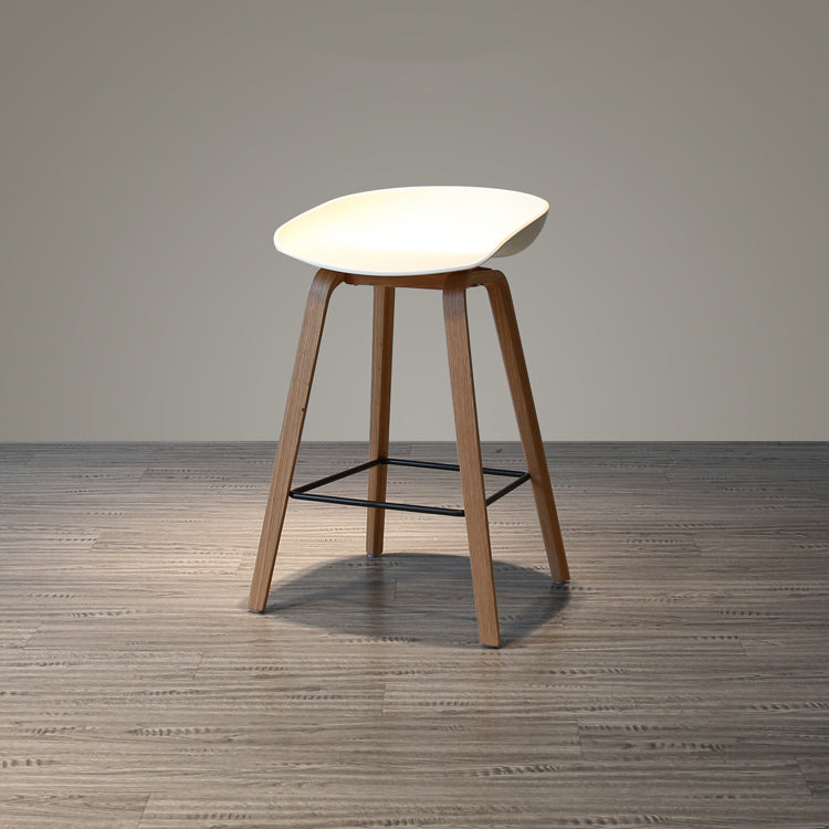 Sgabello da bar per interni con sgabello in legno massiccio contemporaneo con corda per cucina
