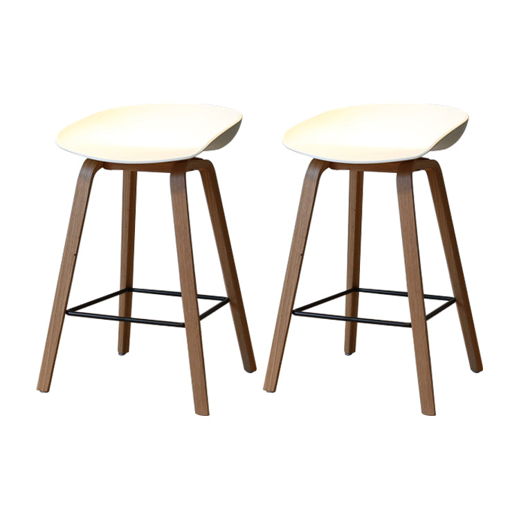 Sgabello da bar per interni con sgabello in legno massiccio contemporaneo con corda per cucina