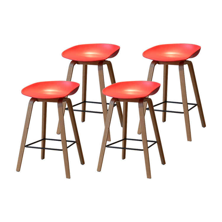 Sgabello da bar per interni con sgabello in legno massiccio contemporaneo con corda per cucina