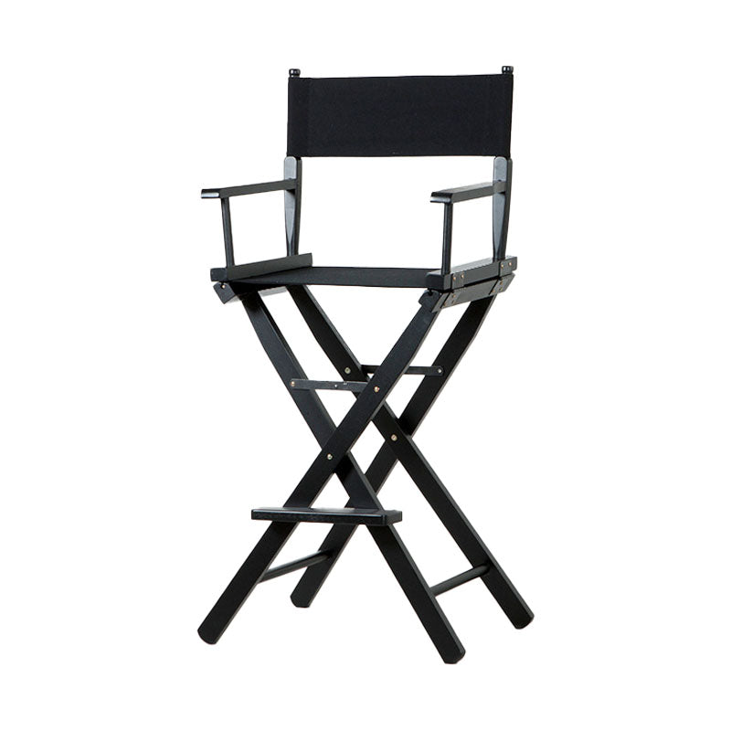 Industrial Wood 30-inch Barstools Cloth Seats Folding Counter Stool with 4 Legs