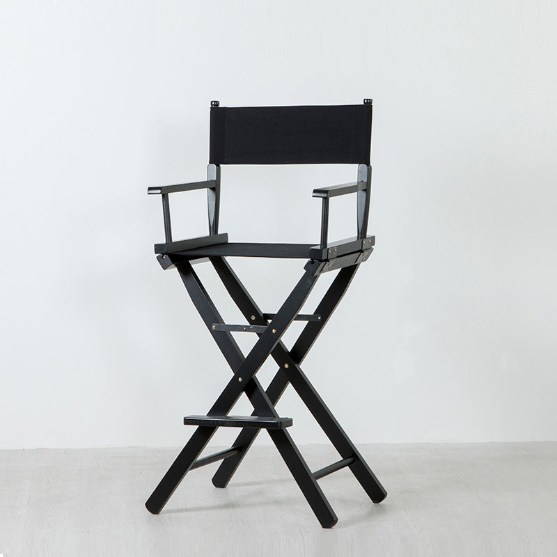 Industrial Wood 30-inch Barstools Cloth Seats Folding Counter Stool with 4 Legs