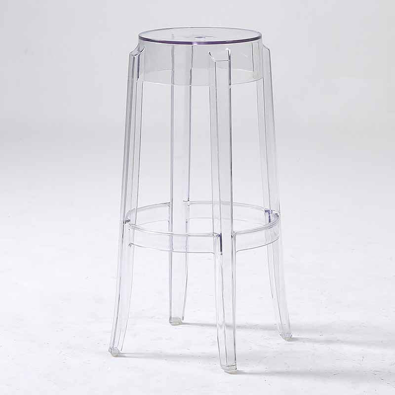 Nordic Simple Stapelbarer Thekenhocker 30-Zoll-Höhenlosen-Innen-Barhocker, 2-Set von 2