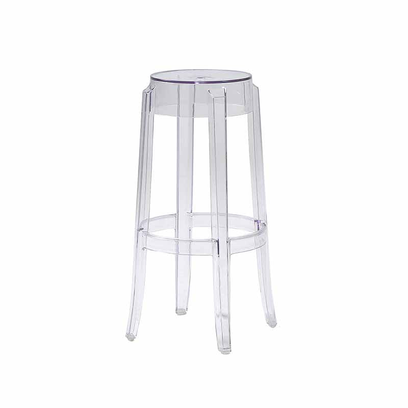 Nordic Simple Stapelbarer Thekenhocker 30-Zoll-Höhenlosen-Innen-Barhocker, 2-Set von 2