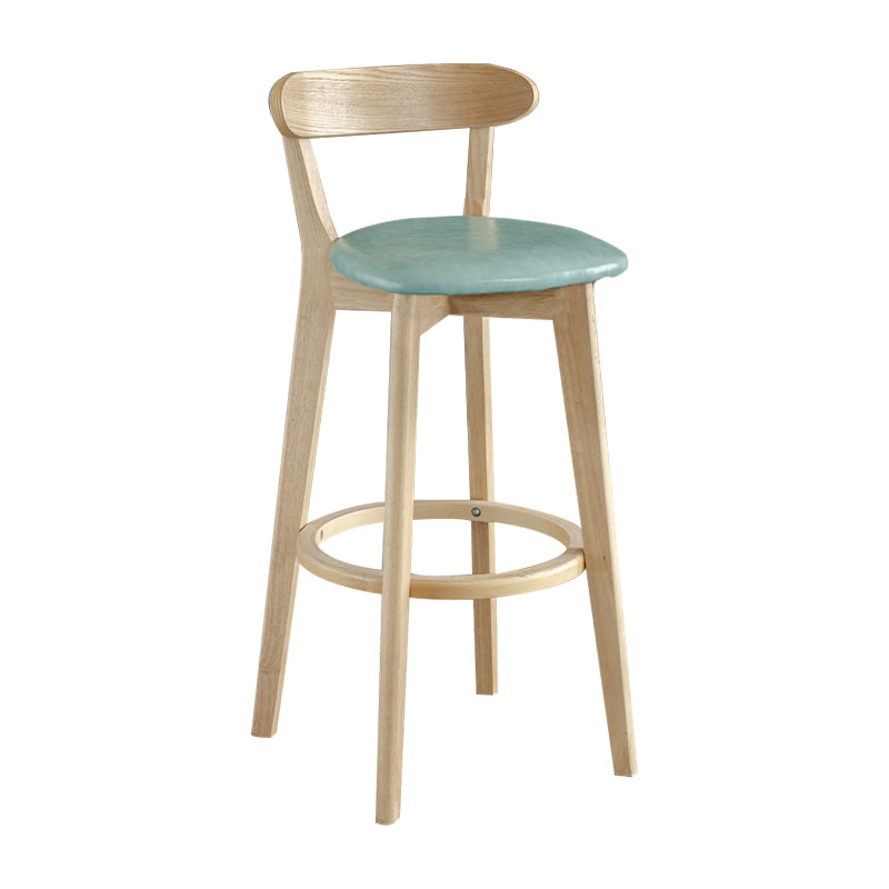 Nordisches Holz einfacher Barhocker 28 "H Indoor Tallhocker mit Polster