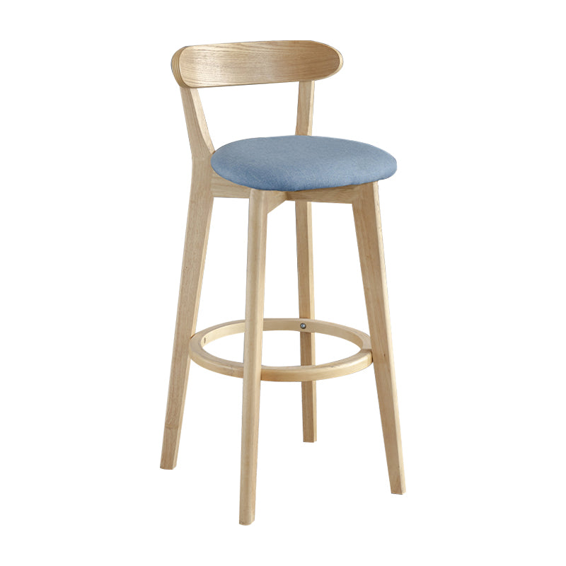 Nordisches Holz einfacher Barhocker 28 "H Indoor Tallhocker mit Polster
