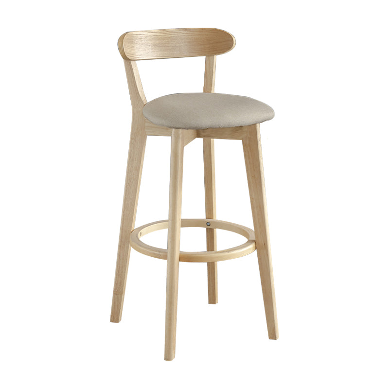 Nordisches Holz einfacher Barhocker 28 "H Indoor Tallhocker mit Polster