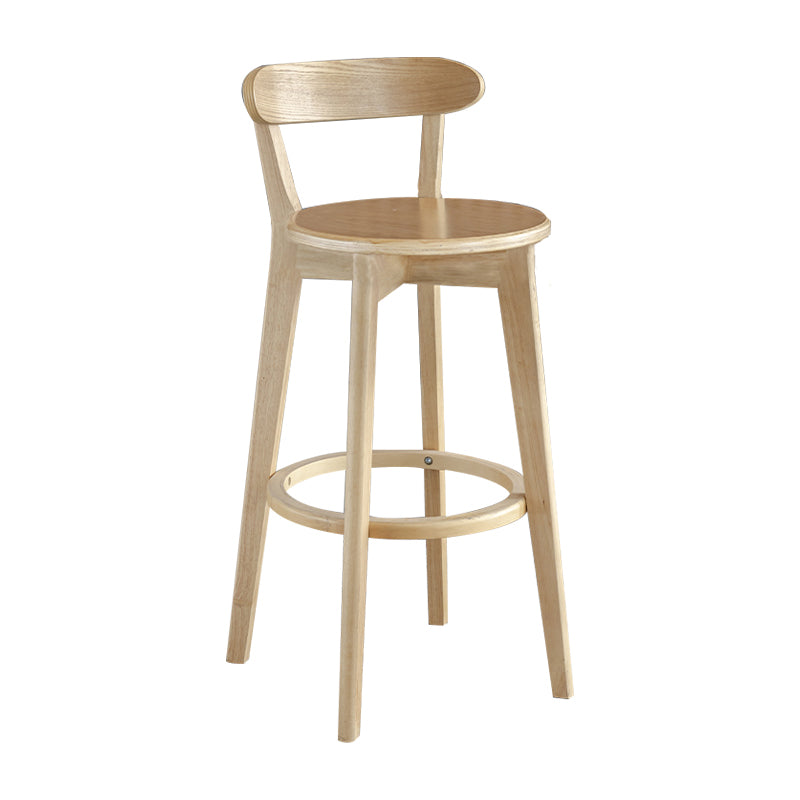 Nordisches Holz einfacher Barhocker 28 "H Indoor Tallhocker mit Polster