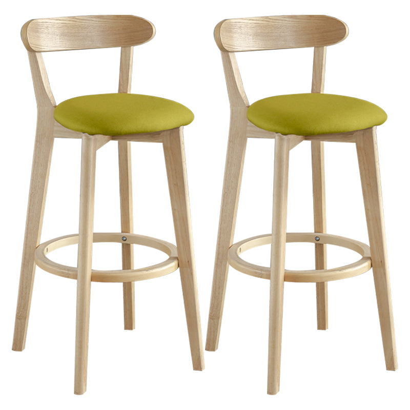Nordisches Holz einfacher Barhocker 28 "H Indoor Tallhocker mit Polster
