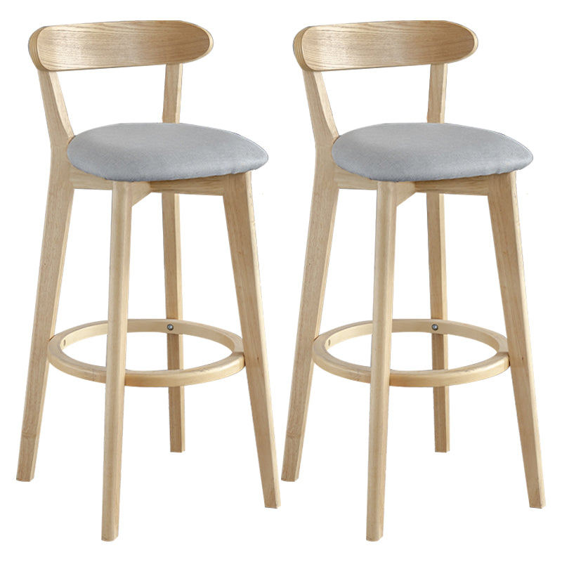Nordisches Holz einfacher Barhocker 28 "H Indoor Tallhocker mit Polster