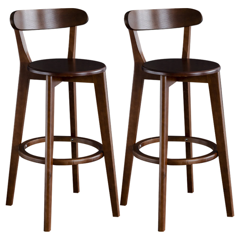 Nordisches Holz einfacher Barhocker 28 "H Indoor Tallhocker mit Polster