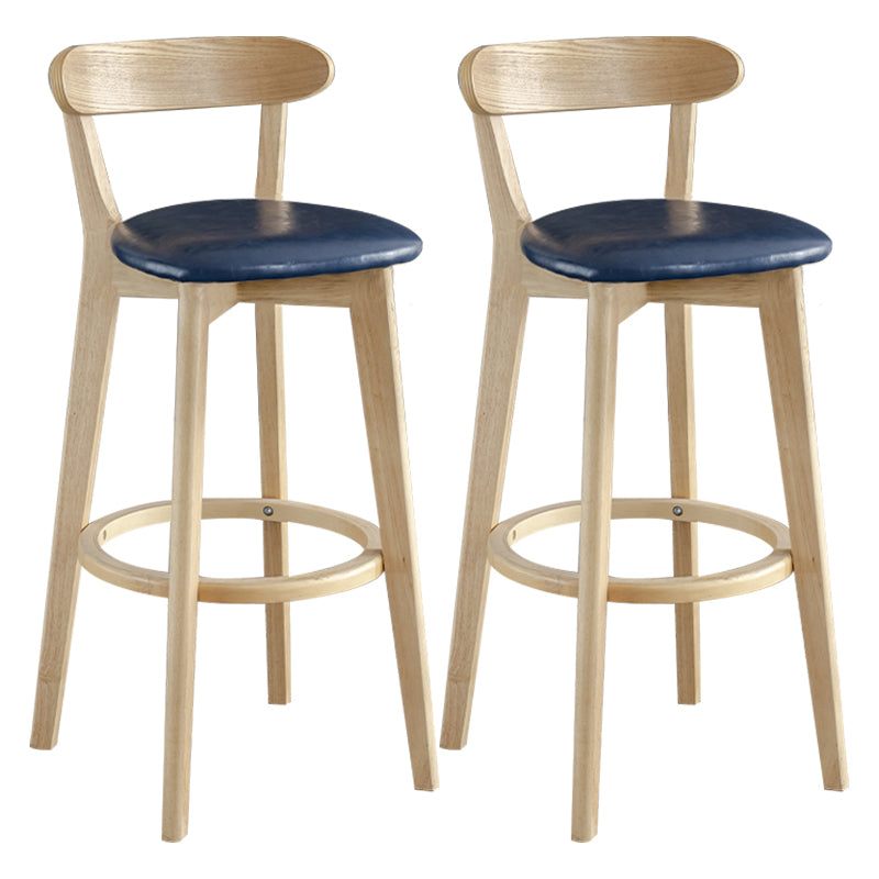 Nordisches Holz einfacher Barhocker 28 "H Indoor Tallhocker mit Polster