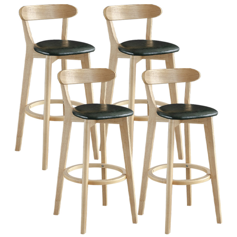 Nordisches Holz einfacher Barhocker 28 "H Indoor Tallhocker mit Polster