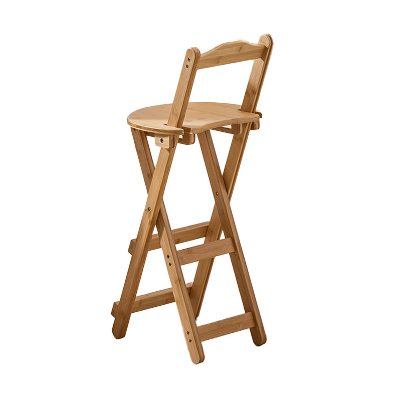 Nordic Style Armless Wood Barhocker Klapphocker für Esszimmer