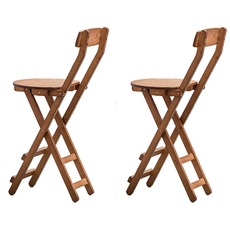 Nordic Style Armless Wood Barhocker Klapphocker für Esszimmer