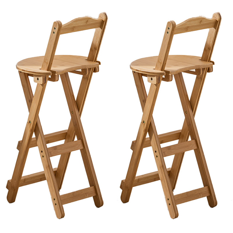 Nordic Style Armless Wood Barhocker Klapphocker für Esszimmer