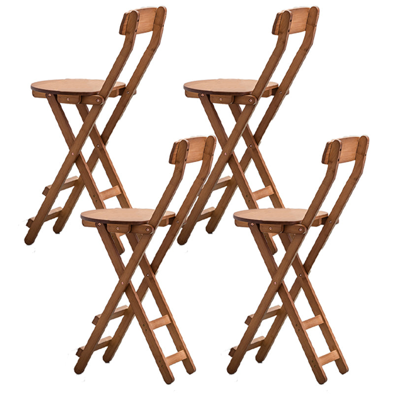 Nordic Style Armless Wood Barhocker Klapphocker für Esszimmer