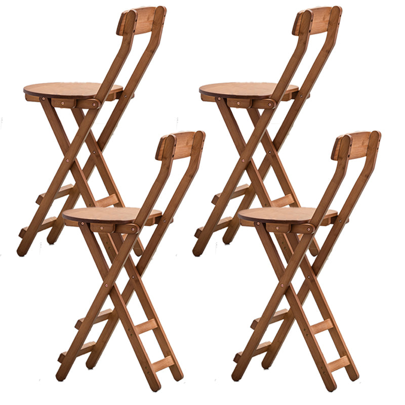 Nordic Style Armless Wood Barhocker Klapphocker für Esszimmer