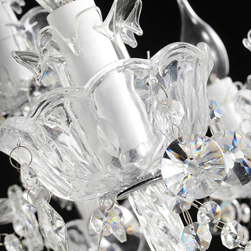 Nordic Style Chandelier Light Postmodern Style Crystal Pendant Lights for Living Room