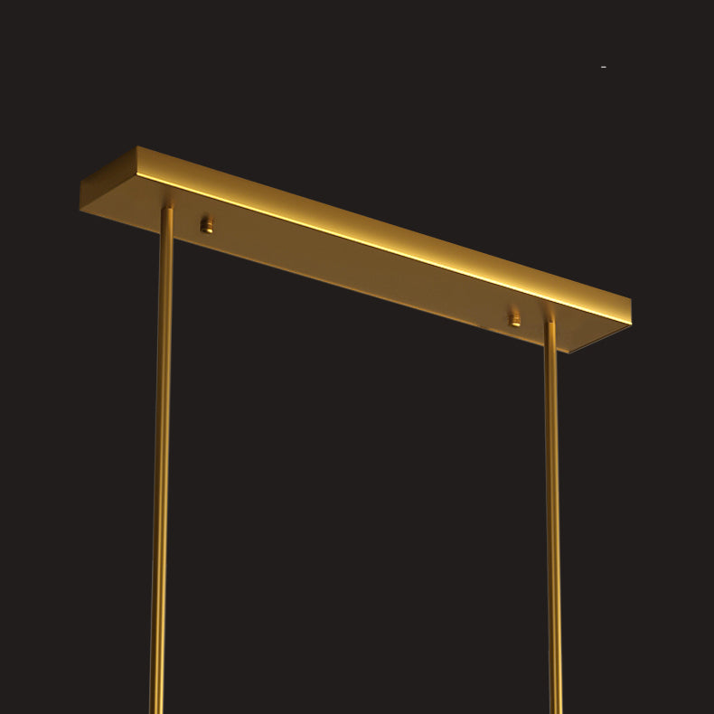 Lámparas colgantes modernas de la isla restaurante múltiples restaurantes colgantes con sombra de cristal de cubos