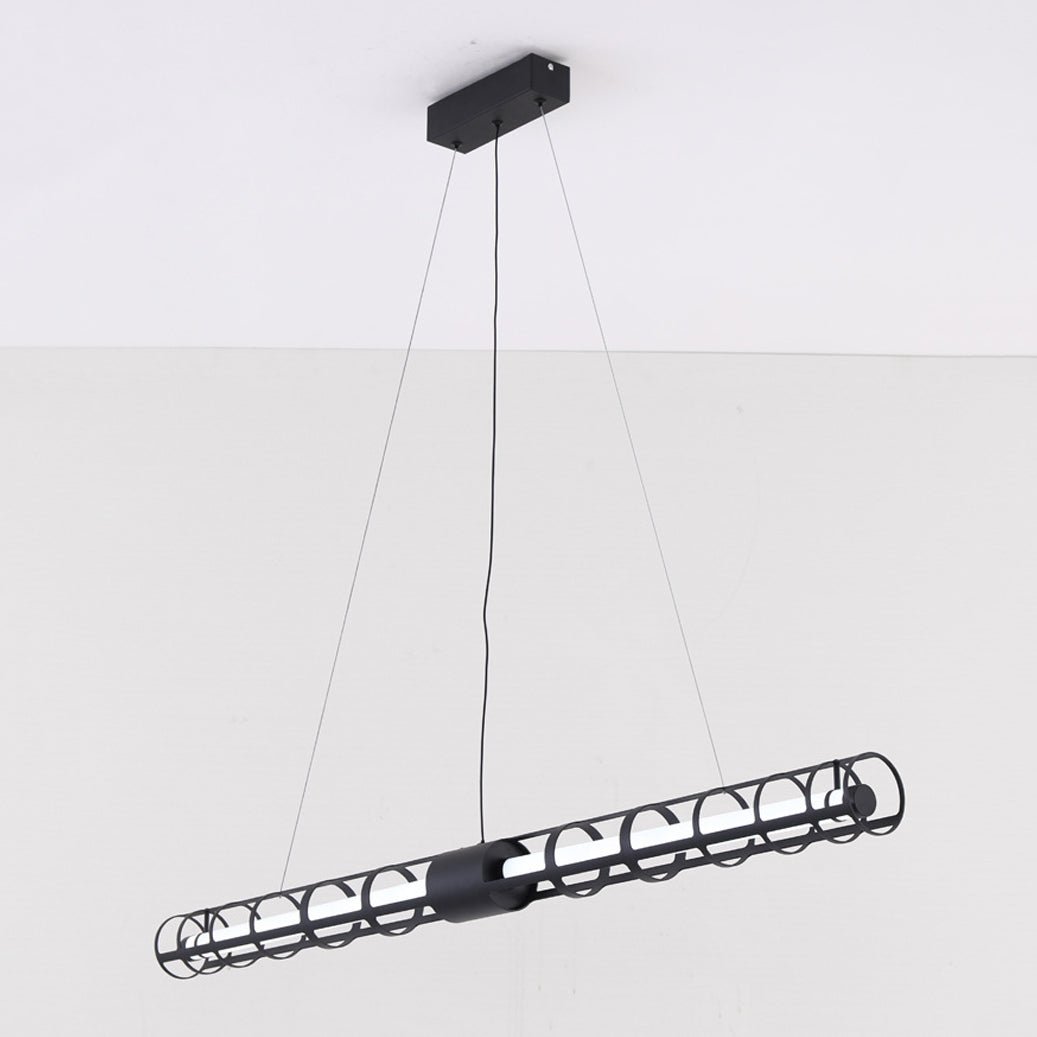 Luz de la isla de estilo posmoderna Luz de colgante de colgantes de metal para sala de estar