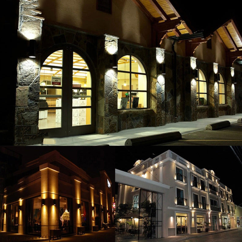 Lampe murale moderne lampe nordique simple, la teinte cylindrique, le luminaire mural pour extérieur