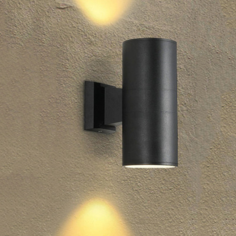Lampe murale moderne lampe nordique simple, la teinte cylindrique, le luminaire mural pour extérieur