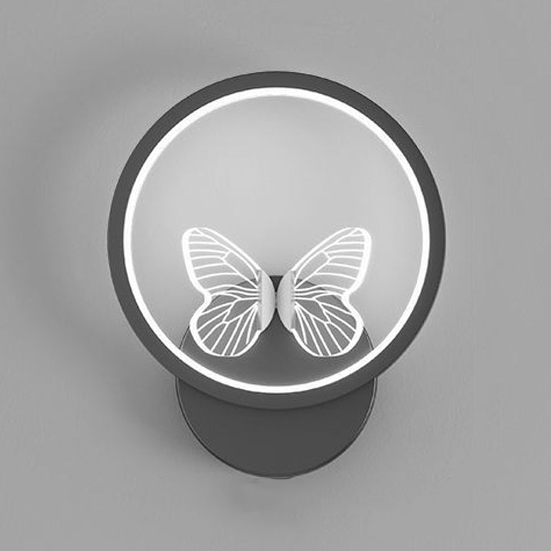 Nordic Style Metal Wall Sconce Modern Simple LED Wall Light Fixture for Living Room