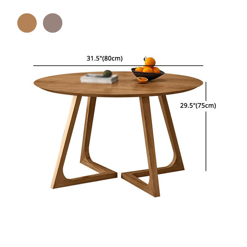 Modern 1/2/3/4/5 Pieces Dining Set Solid Wood Round Dining Furniture Set /Separate Items