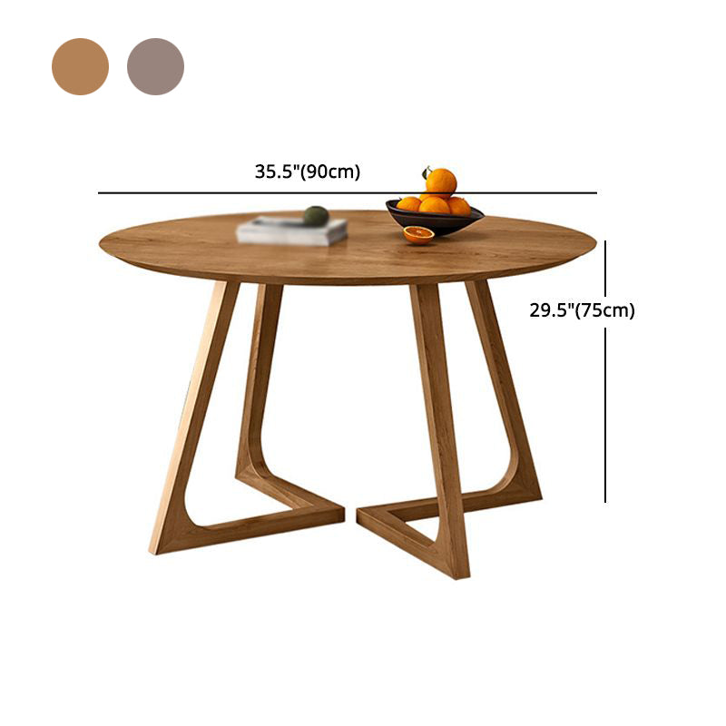 Modern 1/2/3/4/5 Pieces Dining Set Solid Wood Round Dining Furniture Set /Separate Items