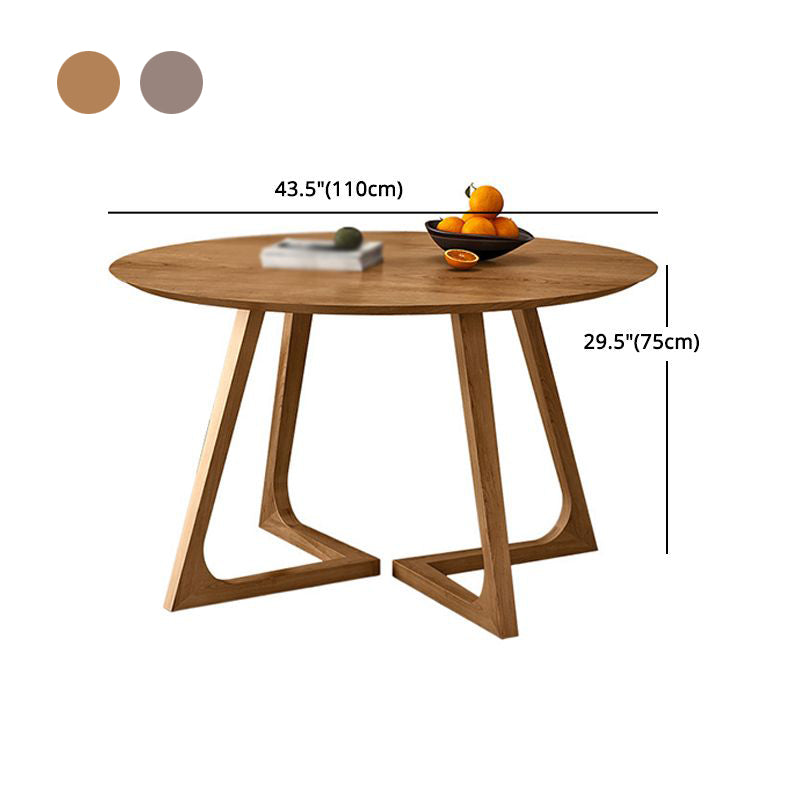 Modern 1/2/3/4/5 Pieces Dining Set Solid Wood Round Dining Furniture Set /Separate Items
