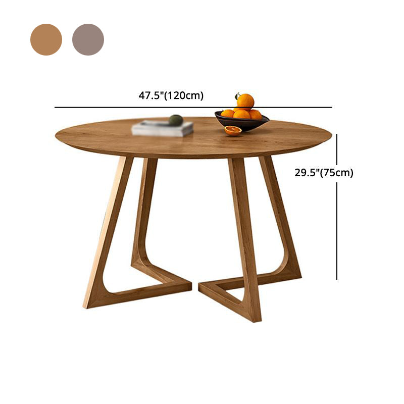 Modern 1/2/3/4/5 Pieces Dining Set Solid Wood Round Dining Furniture Set /Separate Items