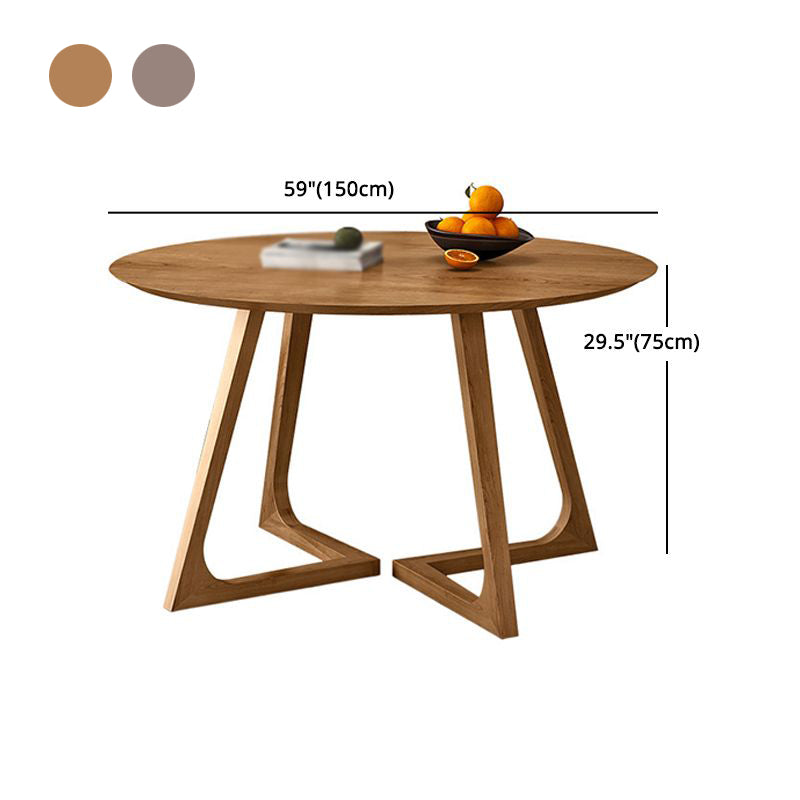 Modern 1/2/3/4/5 Pieces Dining Set Solid Wood Round Dining Furniture Set /Separate Items