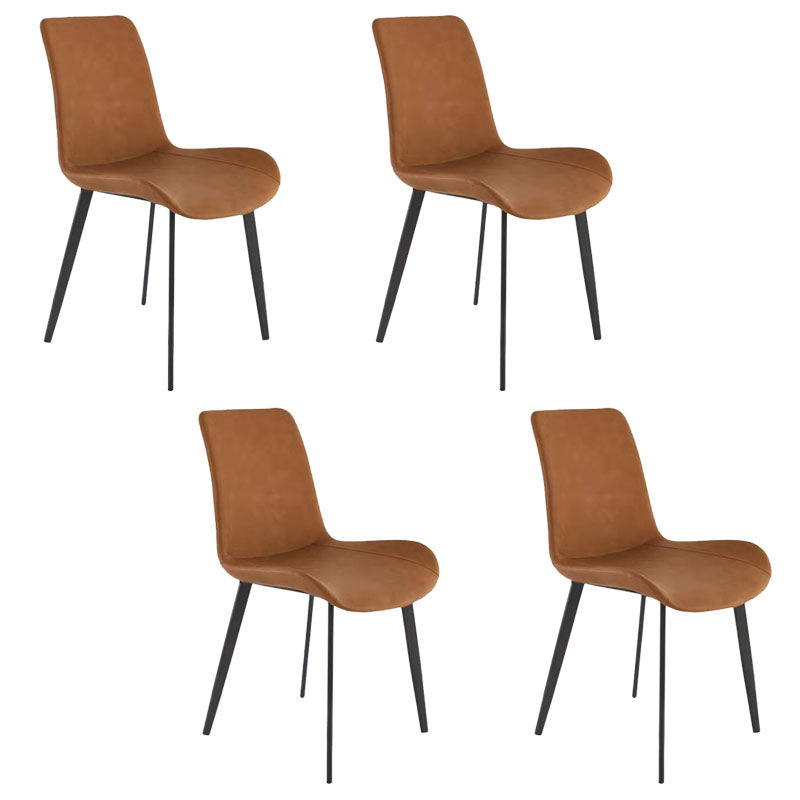 1/4/5/7 Pcs Metal Modern Dining Room Set with Rectangle Metal Base Table Dining Set